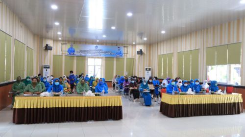 Suasana rapat kerja lll GOW Kota Lubuklinggau masa bhakti 2018-2023. FOTO : VIRALSUMSEL.COM
