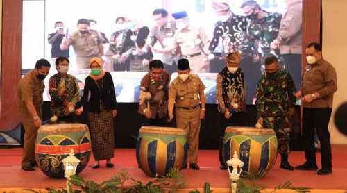 Wakil Walikota Lubuklinggau H Sulaiman Kohar mengikuti rapat teknis OPD Kebudayaan dan Pariwisata tingkat Provinsi Sumsel. FOTO : VIRALSUMSEL.COM