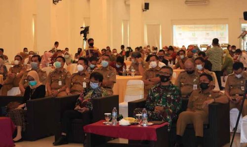 Wakil Walikota Lubuklinggau H Sulaiman Kohar mengikuti rapat teknis OPD Kebudayaan dan Pariwisata tingkat Provinsi Sumsel. FOTO : VIRALSUMSEL.COM