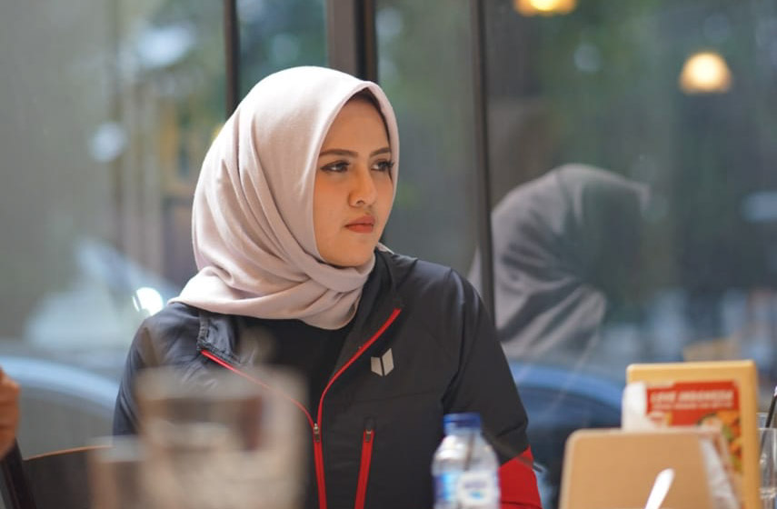 Nirmala Dewi Humas Panitia Kejuaraan Boling Nasional. FOTO : VIRALSUMSEL.COM