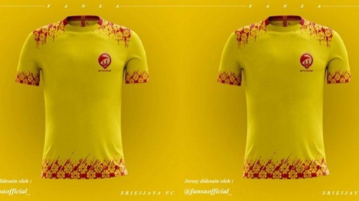 Jersey Sriwijaya FC warna kuning. FOTO : IG