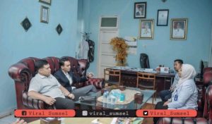 Muchendi Mahrzarekki datangi RSUD Kayuagung. FOTO : VIRALSUMSEL.COM