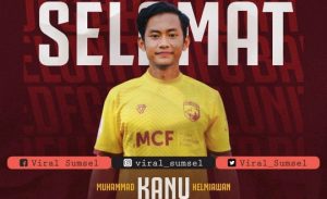 Muhammad Kanu Helmiawan gelandang Muba Babel United. FOTO :VIRALSUMSEL.COM