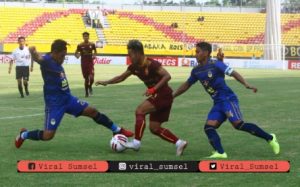 Pertandingan Sriwijaya FC vs PSIM Yogyakarta. FOTO : SRIWIJAYA FC