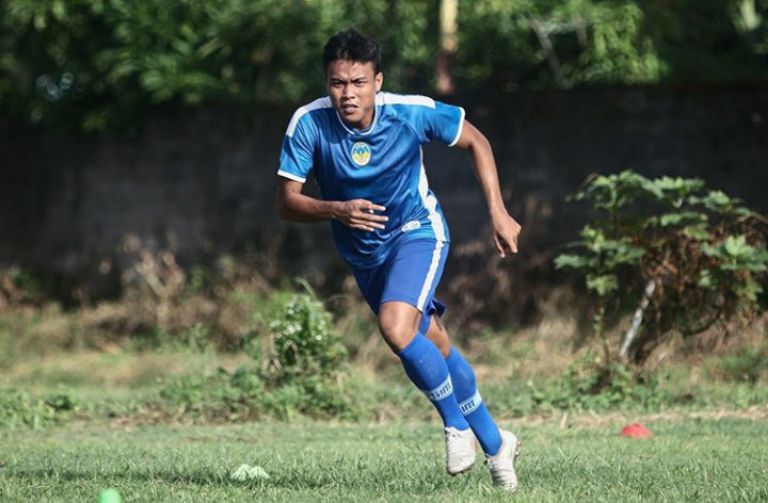 Slamet Budiono penyerang PSIM asal Musi Rawas. FOTO: IG