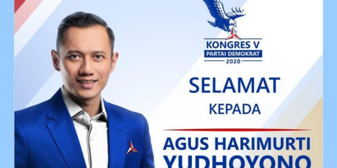Terpilih Aklamasi, AHY Nahkoda Baru Partai Demokrat | ViralSumsel.com