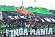 Singa Mania supporter Sriwijaya FC berharap Liga 2 2020 tetap dilanjutkan. FOTO : VIRALSUMSEL.COM
