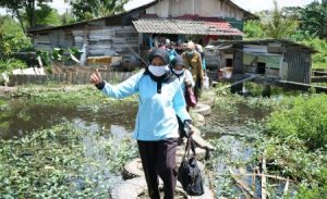 Ketua Tim Penggerak PKK Hj. Febrita Lustia beserta jajaran PKK Provinsi Sumsel. FOTO : VIRALSUMSEL.COM
