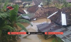 Kondisi banjir bandang di dua kecamatan di Kabupaten OKU Selatan. FOTO : IG