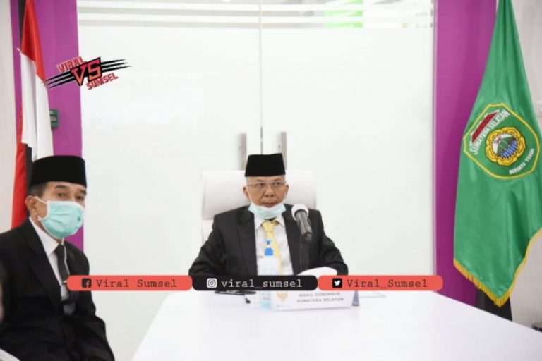 H Mawardi Yahya Wakil Gubernur Sumsel dalam Rapat Paripurna DPRD Sumsel. FOTO :VIRALSUMSEL.COM