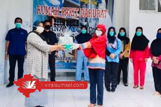 Pasien 03 positif covid-19 di RSUD Sungai Lilin Muba dinyatakan sembuh dan boleh kembali ke rumah. FOTO :VIRALSUMSEL.COM