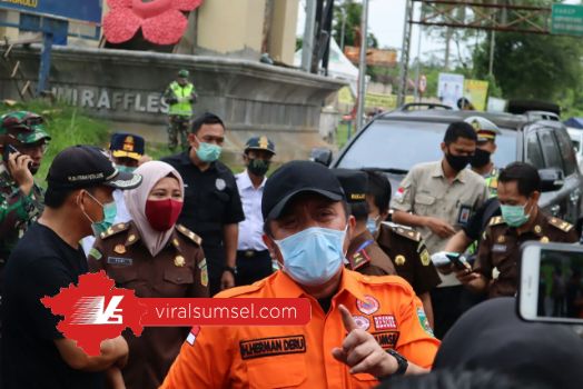 Gubernur Sumsel H.Herman Deru bersama Walikota Lubuklinggau SN Prana Putra Sohe. FOTO :VIRALSUMSEL.COM