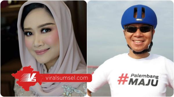 Percha Leanpuri dan Yudha Pratomo Mahyudin. FOTO :VIRALSUMSEL.COM