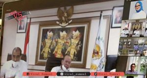 Amaliah Sobli S.KG, M.B.A anggota DPD RI Dapil Sumsel ikuti Rapat Paripurna secara virtual. FOTO : VIRALSUMSEL.COM