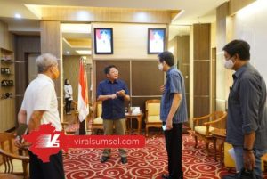Gubernur Sumatera Selatan H Herman Deru terima audensi MDP. FOTO :VIRALSUMSEL