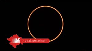 Ilustrasi Gerhana Matahari Cincin Solstis. FOTO : BMKG