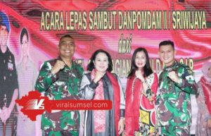 Pisah sambut Komandan Pomdam dari Kolonel CPM Siagian Donald Meyer Baringin S.I.P ke Letkol CPM Bayu Ajiwidodo SH, M.I.P. FOTO :M ARRAHIM/VIRALSUMSEL.COM