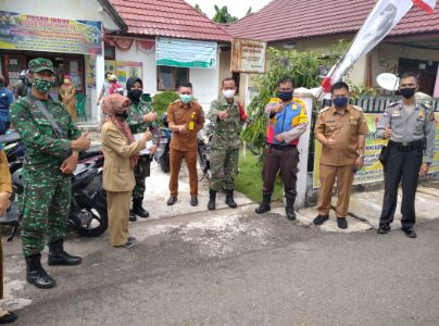 Tim penilai lomba Kampung Tangkal Covid-19 Tingkat Kota Lubuklinggau selesaikan penilaian. FOTO :VIRALSUMSEL.COM