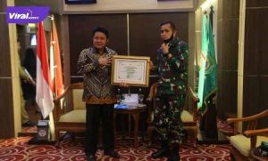 Gubernur Sumsel H. Herman Deru menerima Kunjungan Panglima Kodam II/Sriwijaya Mayjen TNI Irwan. FOTO : VIRALSUMSEL.COM