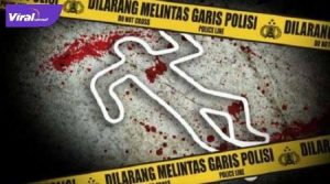 Ilustrasi pembunuhan dengan menggunakan senjata tajam. FOTO : AJN