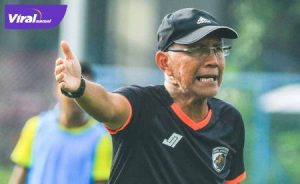 Bambang Nurdiansyah head coach Muba Babel United. FOTO : VIRALSUMSEL.COM