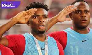 Osas Saha bomber naturalisasi PSM Makassar dikabarkan dekat dengan Sriwijaya FC. FOTO : IG OSAS SAHA