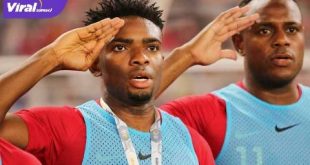 Osas Saha bomber naturalisasi PSM Makassar dikabarkan dekat dengan Sriwijaya FC. FOTO : IG OSAS SAHA