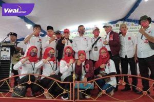 Projo menghadiri deklarasi paslon Panca Mawardi-Ardani di Pilkada Ogan Ilir 2020. FOTO : VIRALSUMSEL.COM