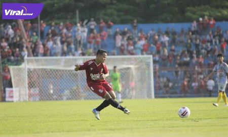 Nurdian "Putra" Chaniago winger Persijap Jepara. FOTO : VIRALSUMSEL.COM