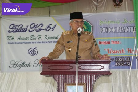 H Mawardi Yahya Wakil Gubernur Sumatera Selatan. FOTO : VIRALSUMSEL.COM