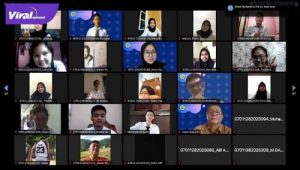 Penyambutan Mahasiswa Baru (Maba) tahun ajaran 2020/2021 Jurusan Ilmu Administrasi Publik Fakultas Ilmu Sosial dan Ilmu Politik Universitas Sriwijaya secara online. FOTO :VIRALSUMSEL.COM