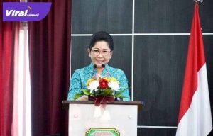Feby Deru Ketua TP PKK Sumsel. FOTO : VIRALSUMSEL.COM