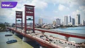 Ilustrasi Jembatan Ampera di Kota Palembang. FOTO :VIRALSUMSEL.COM