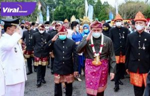 Gubernur Sumsel H Herman Deru hadiri HUT Kabupaten OKU Timur. FOTO :VIRALSUMSEL.COM