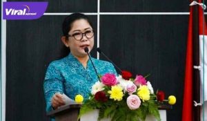 Ketua TP PKK Sumsel Hj. Febrita Lustia HD. FOTO : VIRALSUMSEL.COM