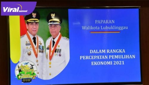 Paparan Walikota Lubuklinggau pada Gubernur Sumsel H Herman Deru. FOTO : VIRALSUMSEL.COM