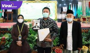 Gubernur Sumsel H Herman Deru hadiri pelantikan Forum Rektor dan Pergunu. FOTO :VIRALSUMSEL.COM