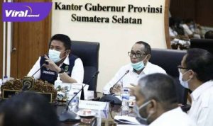 Gubernur Sumsel H Herman Deru bersama Bupati PALI H Heri Amalindo. FOTO :VIRALSUMSEL.COM