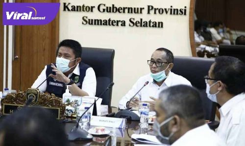 Gubernur Sumsel H Herman Deru bersama Bupati PALI H Heri Amalindo. FOTO :VIRALSUMSEL.COM