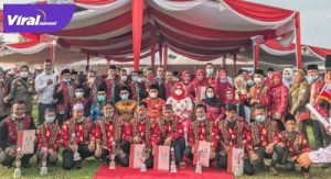 Kontingen Kecamatan Rambutan sukses raih gelar juara umum dua MTQ Banyuasin. FOTO : VIRALSUMSEL,COM