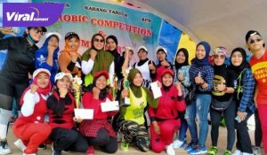Para juara Aerobic Competition dan Zumba Party di Kecamatan Sungai Lilin. FOTO : VIRALSUMSEL.COM