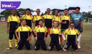 Starting eleven Sumsel Old Star siap hadapi Piala Presiden PS Palembang. FOTO : VIRALSUMSEL.COM