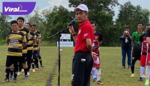 Ratu Dewa Presiden PS Palembang buka Betaji Cup 2021. FOTO : VIRALSUMSEL.COM