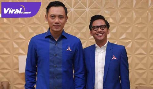 AHY Ketua Umum DPP Partai Demokrat bersama H Handry Pratama Putra SE calon Ketua DPD Partai Demokrat Ogan Ilir. FOTO : VIRALSUMSEL.COM