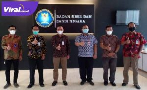 Kepala Diskominfo Kota Lubuklinggau, Erwin Armeidi melakukan kunjungan ke sejumlah lembaga, dalam rangkaian koordinasi dan konsultasi.FOTO : IST