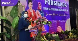 Ketua TP PKK Kota Lubuklinggau yang juga Ketua Forsikada Sumsel, Hj Yetti Oktarina Prana. FOTO : VIRALSUMSEL.COM