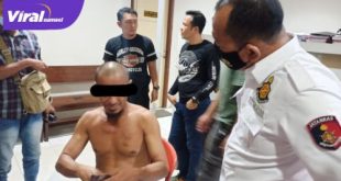 M S tersangka pelaku pembakaran Musala Toyiba. FOTO : VIRALSUMSEL.COM