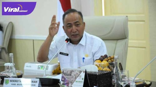 Sekretaris Daerah Kabupaten Musi Banyuasin Drs H Apriyadi MSi. FOTO :VIRALSUMSEL.COM