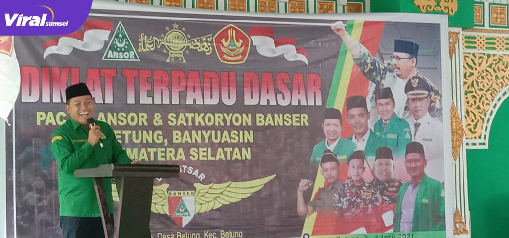 Ketua GP Ansor Sumsel Ahmad Zarkasih. FOTO : VIRALSUMSEL.COM