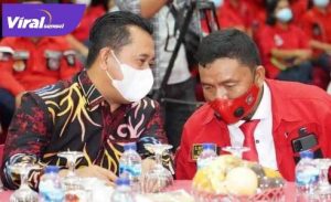 Bupati Banyuasin H Askolani bincang dengan pimpinan PBB. FOTO : VIRALSUMSEL.COM